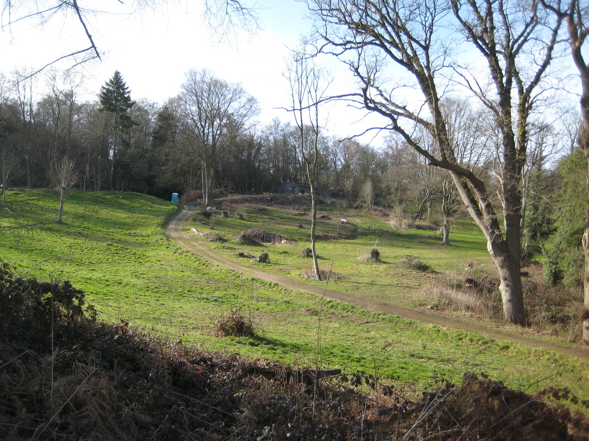 a view in March 2016 of the New Road (opened circa 1840)